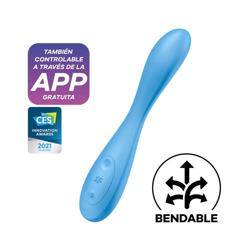 Satisfyer G-Spot Flex 4+ universal smart vibrator, flexible shaft with position lock