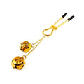 Clitoral clamp with bells Art of Sex - Beverly clit clamp, Gold