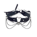 Art of Sex - Karen sexual choker made of genuine leather, black