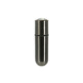 PowerBullet First-Class Bullet 2.5″ Vibrating Bullet with Key Chain Pouch, Gun Metal, 9 Vibration Modes