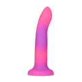 ADDICTION Rave 8" Glow in the Dark Dildo, Pink Purple, 20.3 cm