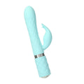 Luxury Rabbit with Rotation and Vibration Pillow Talk Lively Teal, Swarovski Crystal