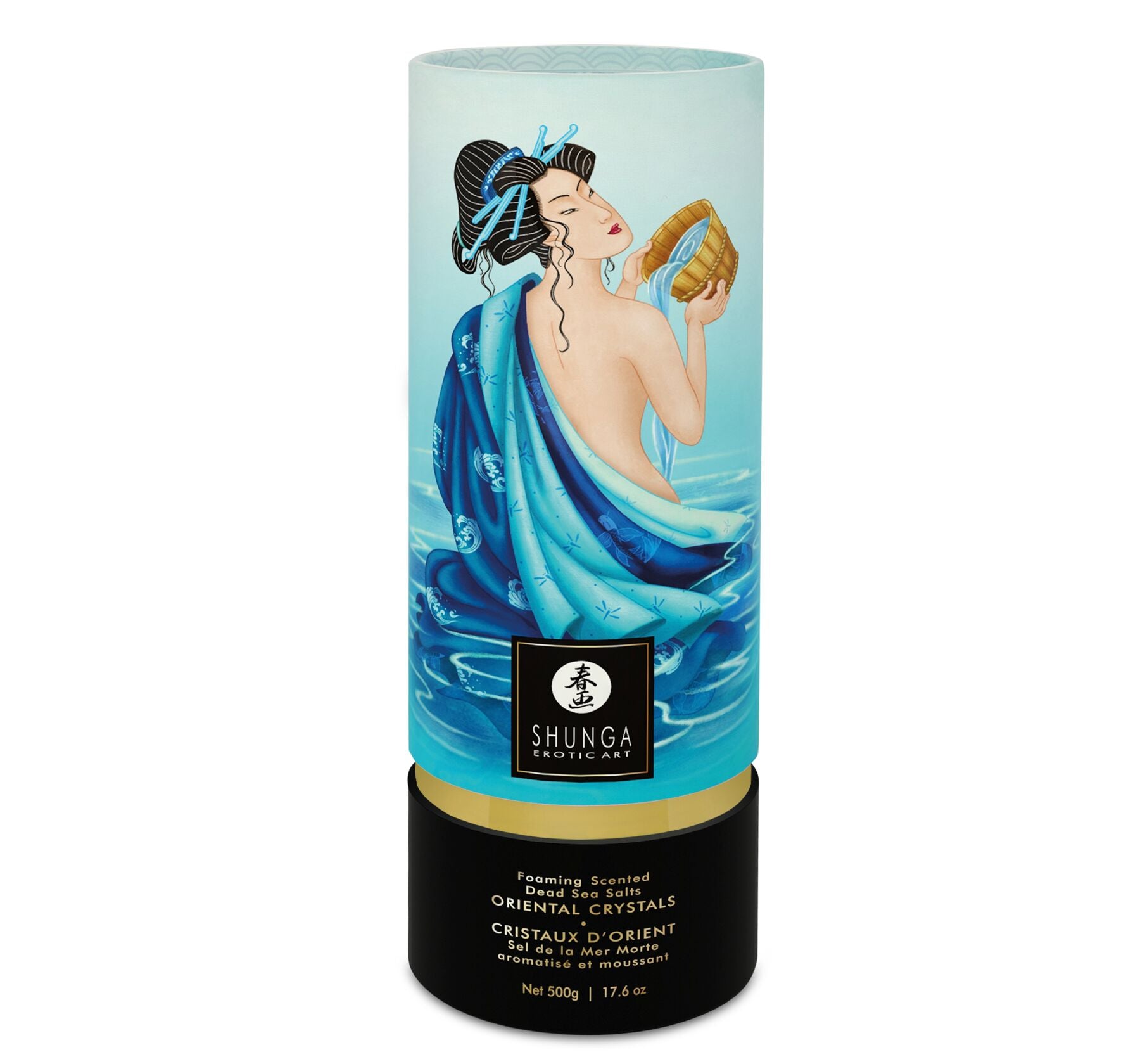 Shunga Dead Sea Salt Oriental Crystals – Ocean Temptations (500g) Foaming Bath Salt
