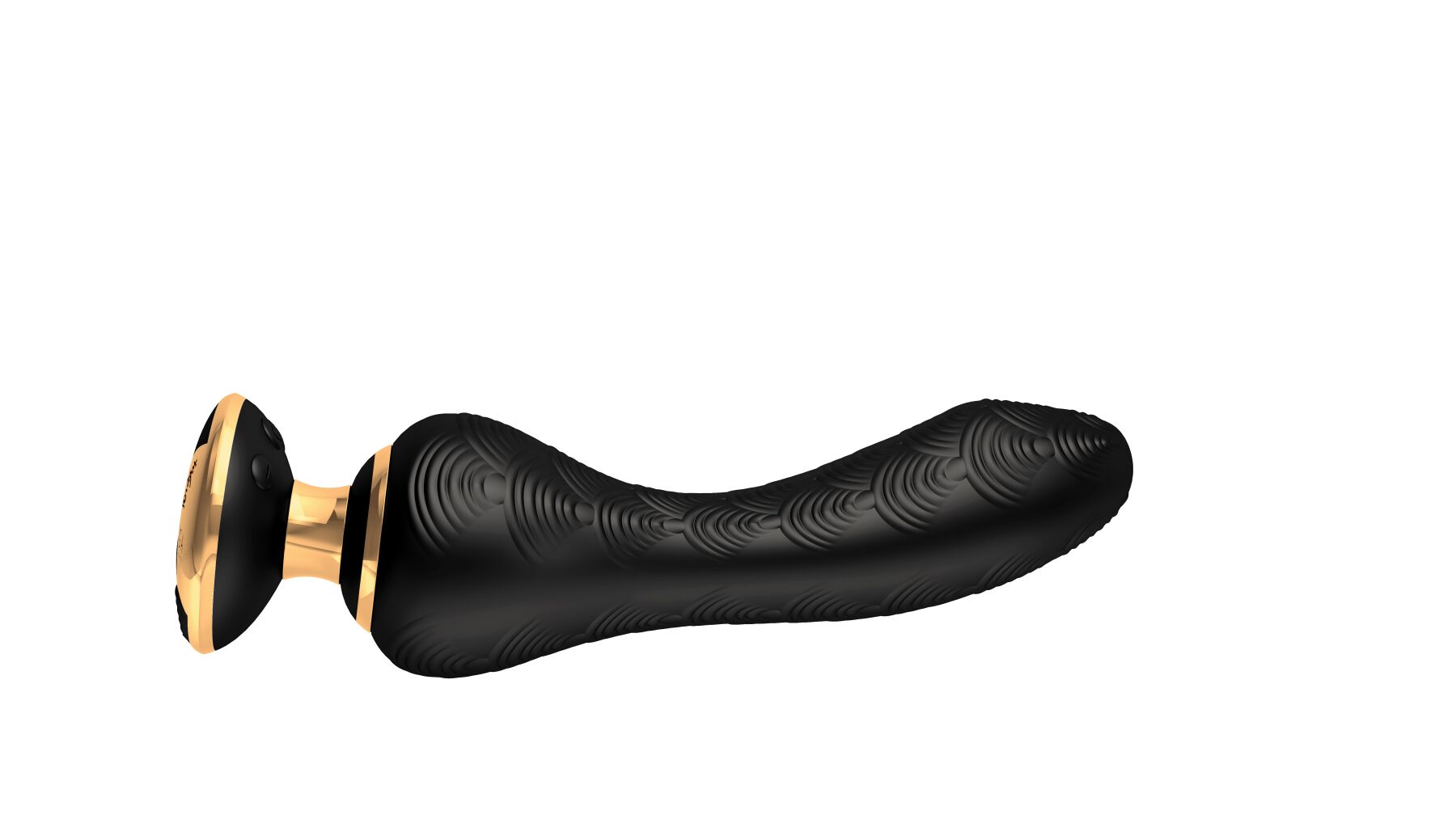 G-Spot Vibrator Shunga Sanya Black, flexible shaft