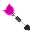 Pik Art of Sex - Puff Peak tickler with a slapper, dark pink