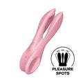 Clitoral vibrator Satisfyer Threesome 1 Pink with three flexible fingers