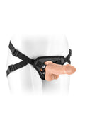 Female 2-in-1 Strap-on Panties Real Body — Mike: length 13 cm, diam. 3.8 cm, panties and dildo