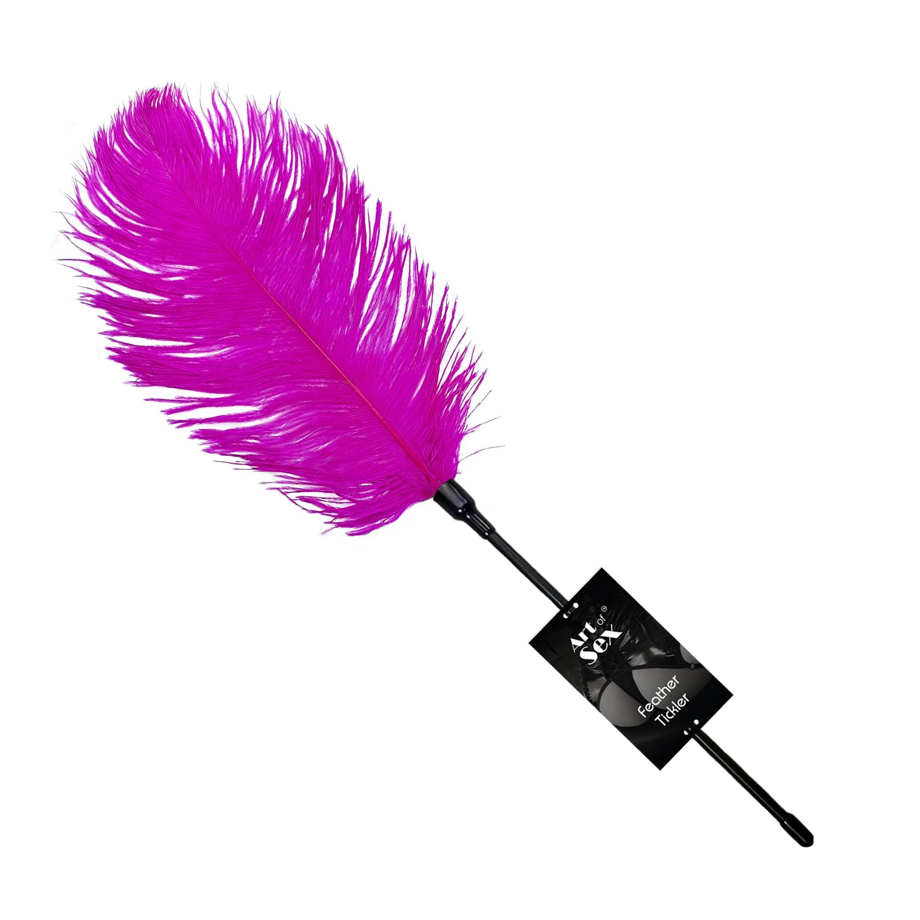 Ostrich Feather Tickler Art of Sex – Feather Tickler, Dark Pink