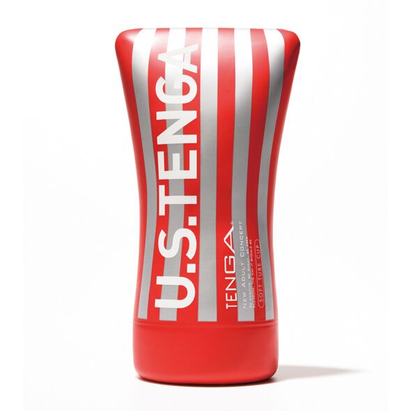 Tenga US Soft Tube Cup (Large Soft Pad), squeezable, super powerful suction