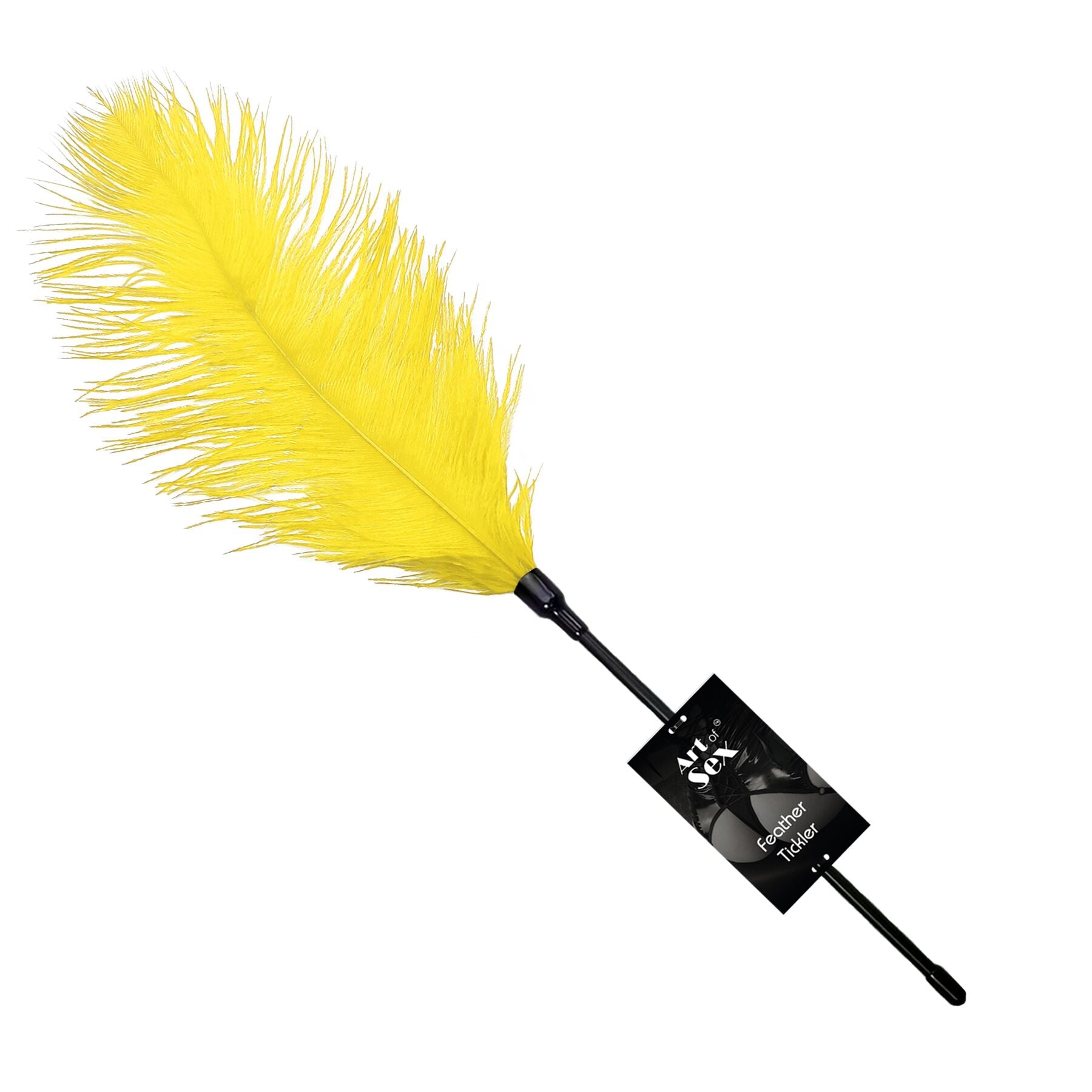 Art of Sex Feather Tickler - Yellow