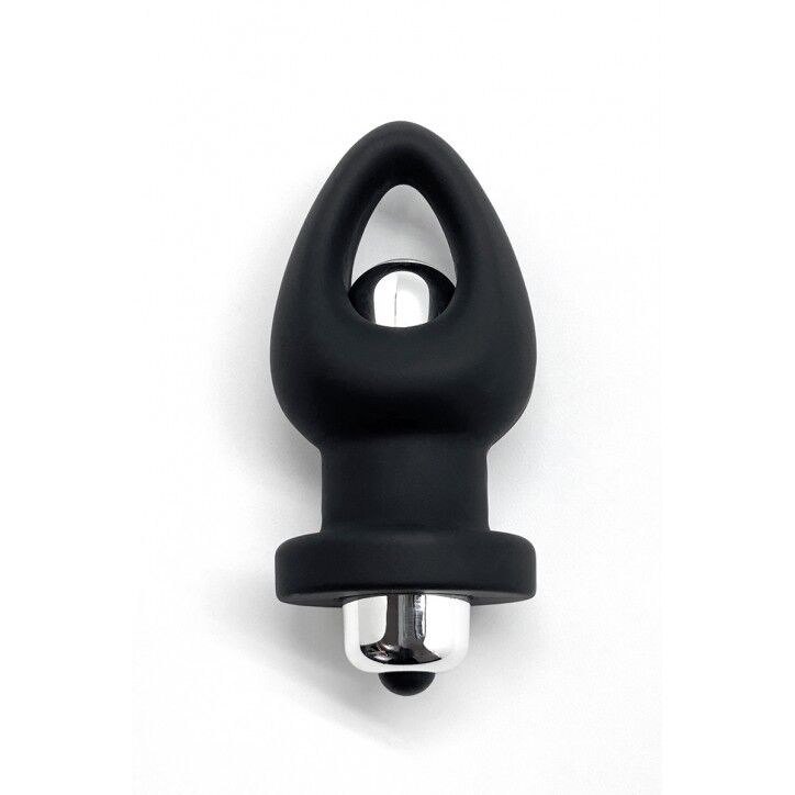 Wooomy Orny anal plug with removable bullet vibrator, 1 vibration mode, diameter 3.6 cm, length 8.4 cm