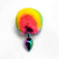 Wooomy Filippi S anal plug with a fluffy tail, diameter 2.8 cm, length 7 cm