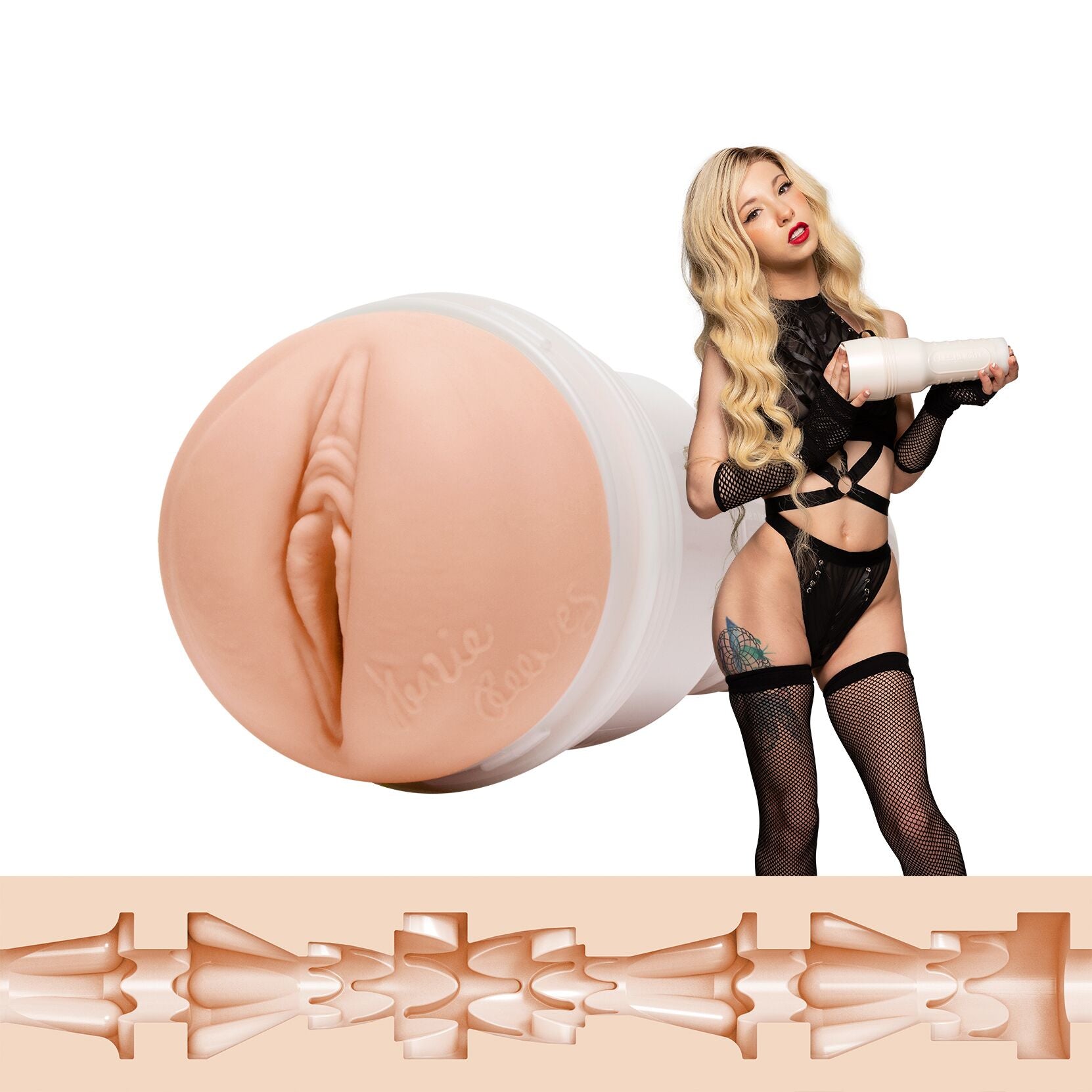 Fleshlight Girls Masturbator: Kenzie Reeves - Cream Puff, from a vaginal mold, very soft
