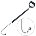 Anal hook with natural leather collar Art of Sex - Anal hook, Black