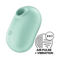 Satisfyer Pro To Go 2 Mint Vibrating Vacuum Stimulator