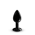 Metal Anal Plug with Crystal Dorcel Diamond Plug Black S