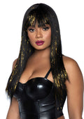 Leg Avenue Long bang wig with tinsel, 60 cm