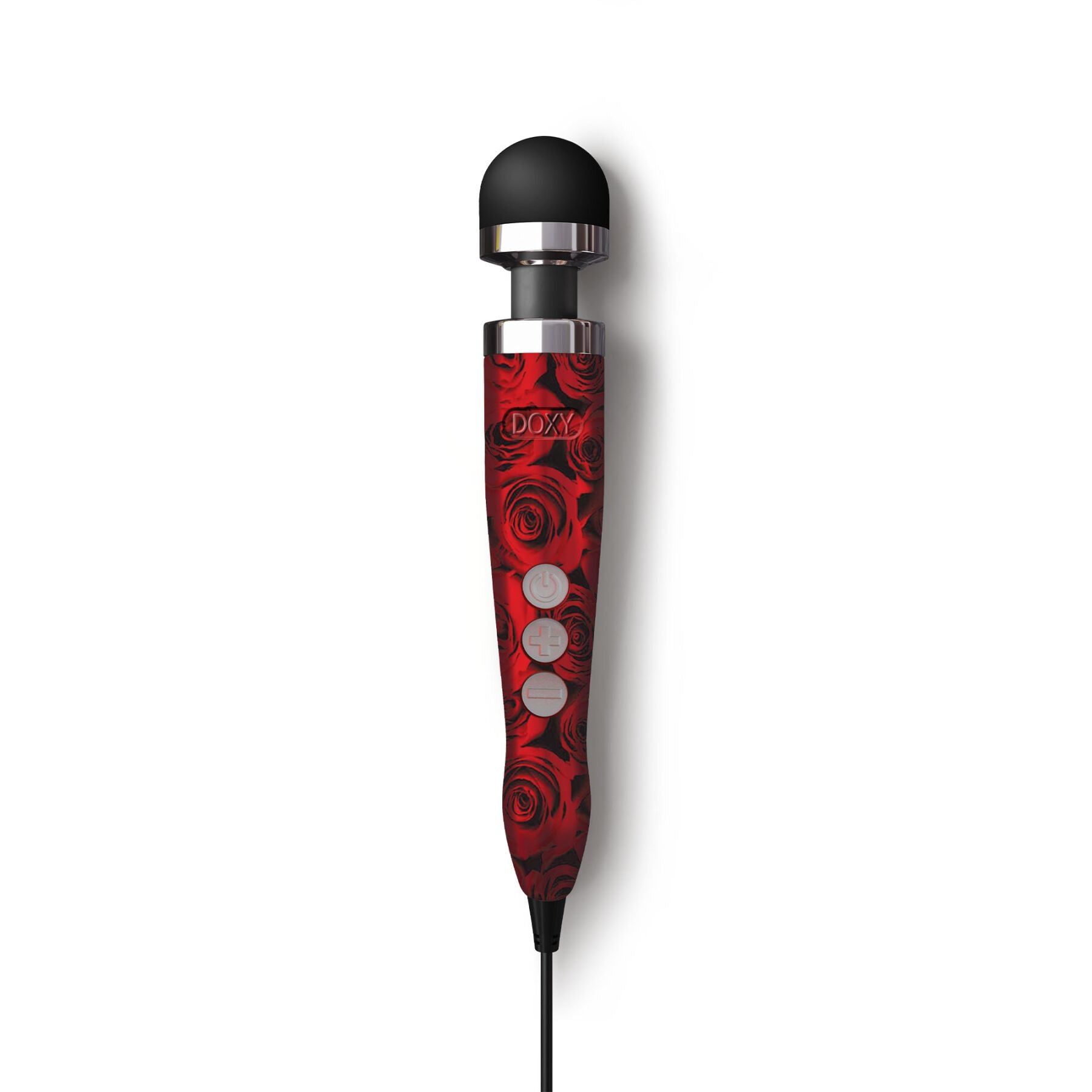 Vibrator DOXY Die Cast 3 ROSE PATTERN, very powerful, 220V power, metal casing