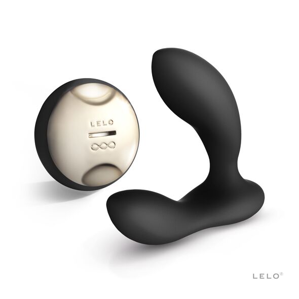 LELO Hugo Black Prostate Massager, 2 motors, remote control, motion-sensing