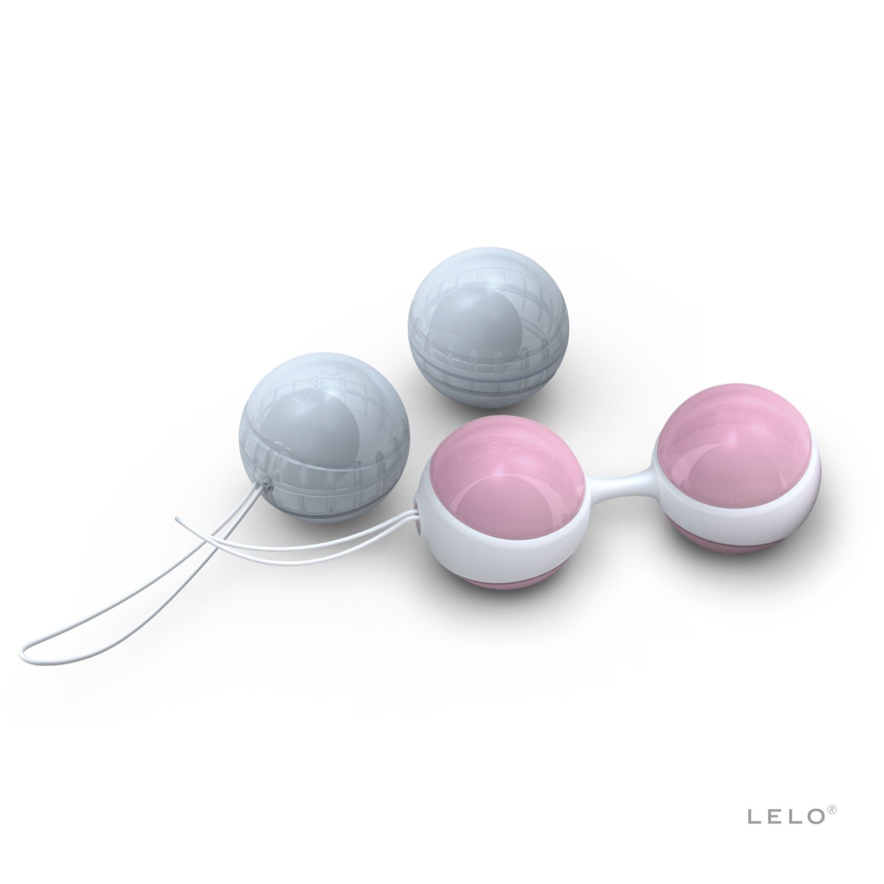 LELO Beads Mini vaginal beads set, 2.9 cm diameter, variable weight, 2x28 and 2x37 g