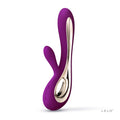 LELO Soraya 2 Deep Rose Rabbit Vibrator, 12 vibration modes, up to 4 hours of use
