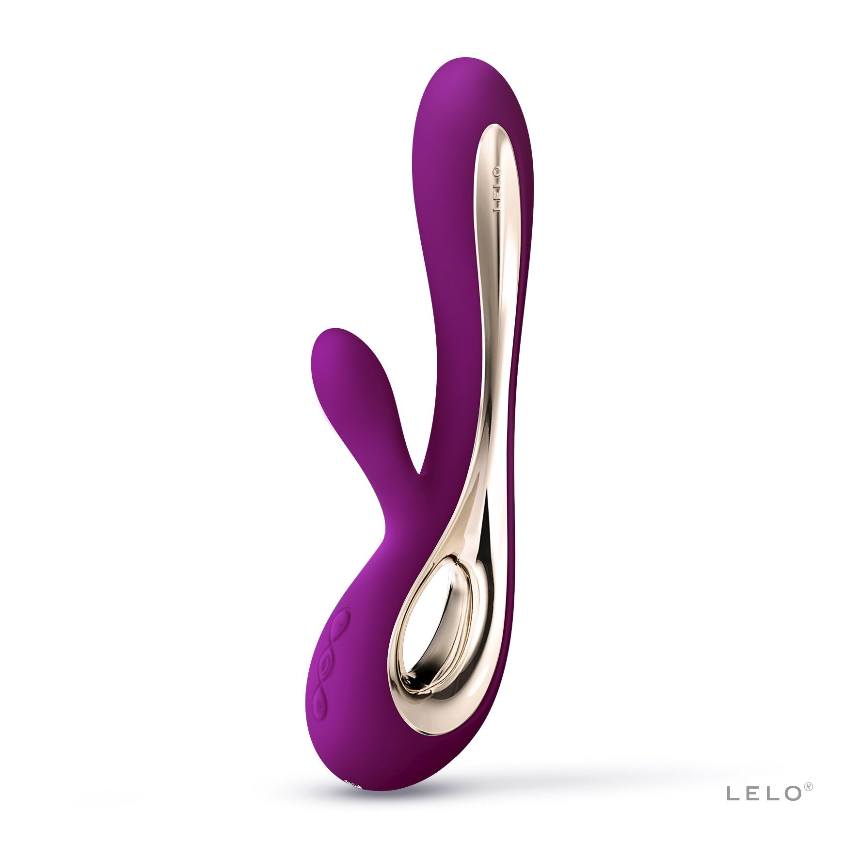 LELO Soraya 2 Deep Rose Rabbit Vibrator, 12 vibration modes, up to 4 hours of use