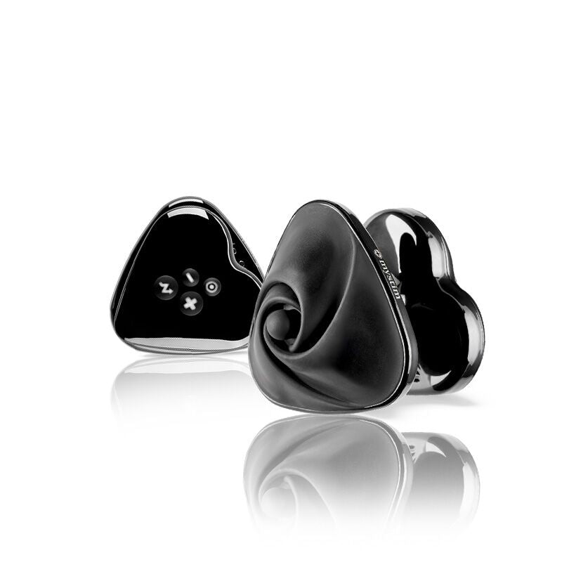 Clitoral vibrator with electrostimulation Mystim Heart's Desire Black Edition
