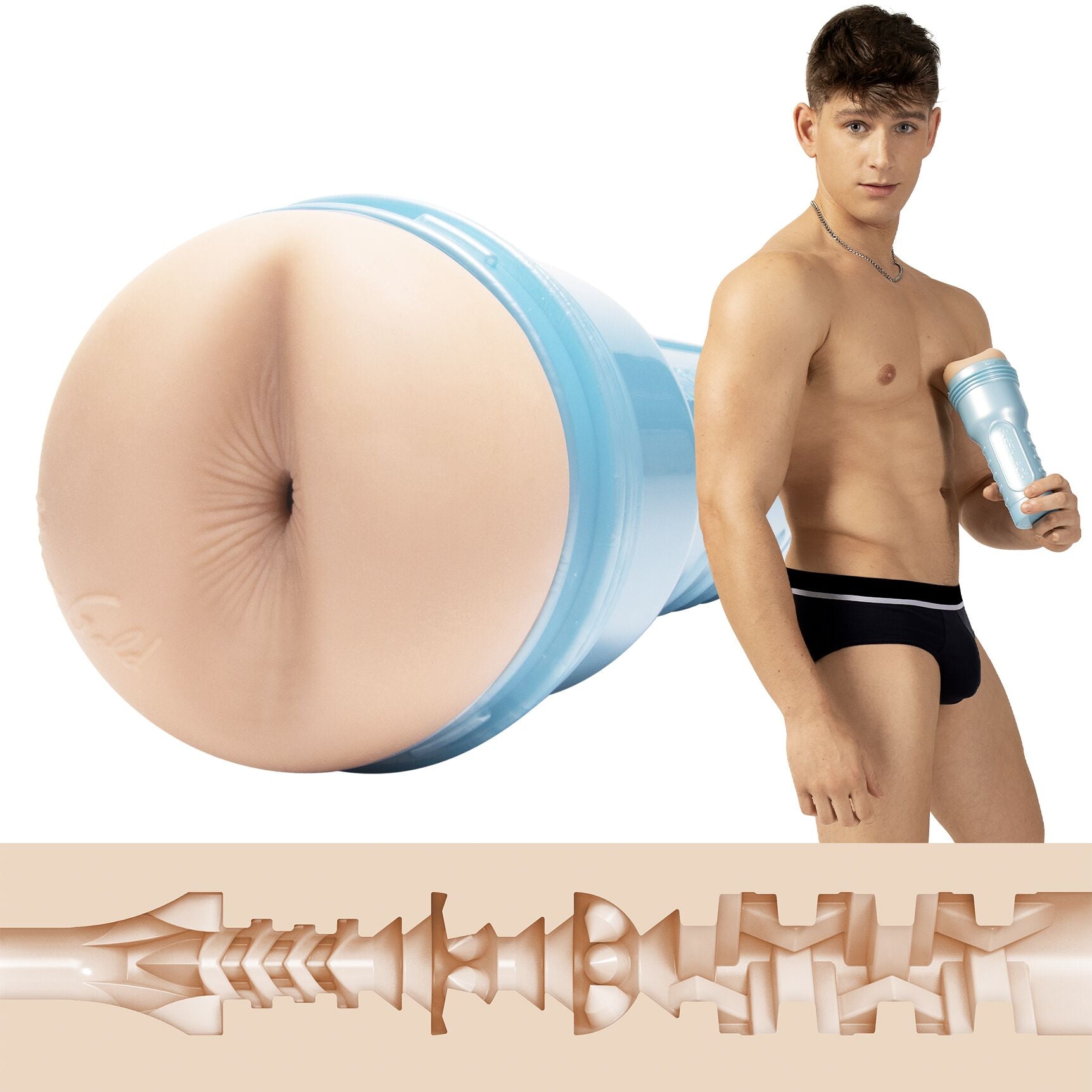 Fleshjack Boys Masturbator: Reno Gold Golden Boy
