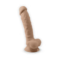 Vibrating Dildo SilexD Vetus Vibro Flesh (MODEL 1 size 8in) + LRS, dual-layer, 4.2 cm diameter