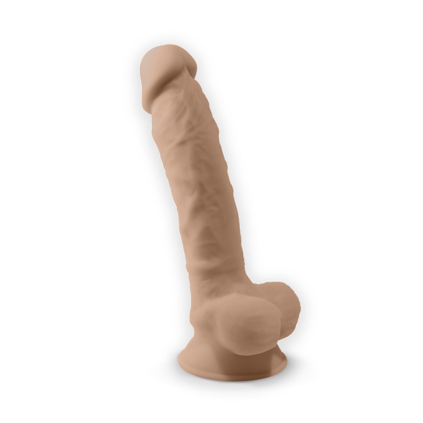 Vibrating Dildo SilexD Vetus Vibro Flesh (MODEL 1 size 8in) + LRS, dual-layer, 4.2 cm diameter