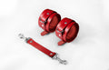 Feral Feelings - Hand Restraints Red, genuine leather