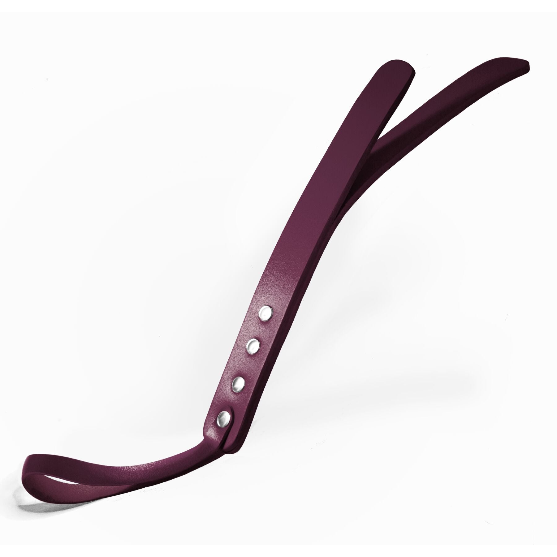 Feral Feelings Leather Mini Paddle Burgundy, two-layer, genuine leather