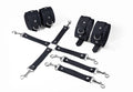 Набір для БДСМ Feral Feelings BDSM Kit 3 Black, наручники, поножі, хрестовина