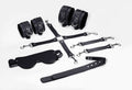 Набір Feral Feelings BDSM Kit 5 Black, наручники, поножі, хрестовина, маска, падл