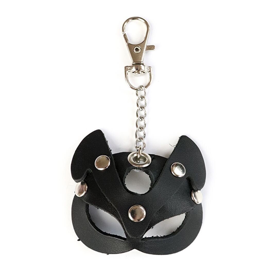 Keychain with carabiner for keys Art of Sex Kitty, Black