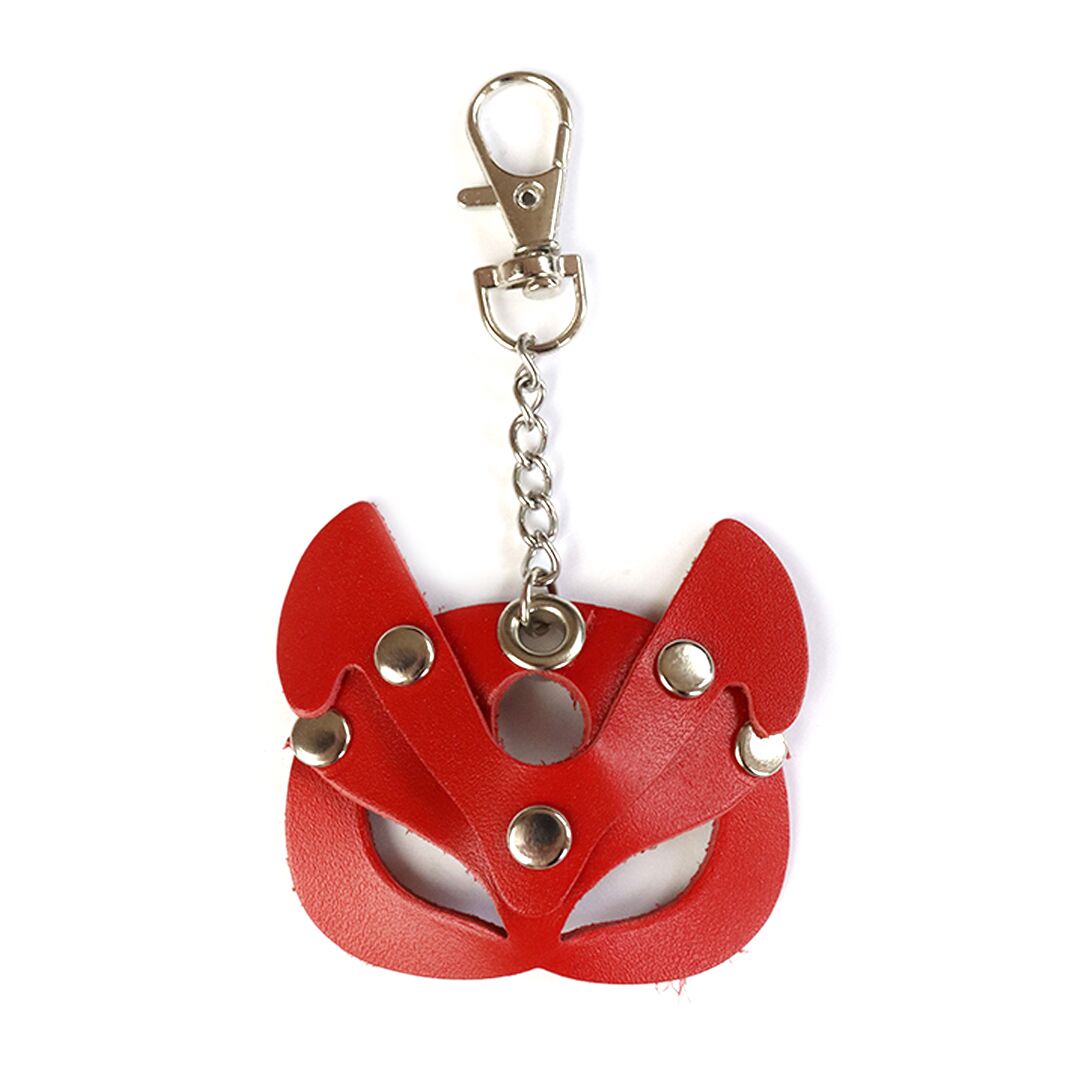 Keychain with carabiner for keys Art of Sex Kitty, Red