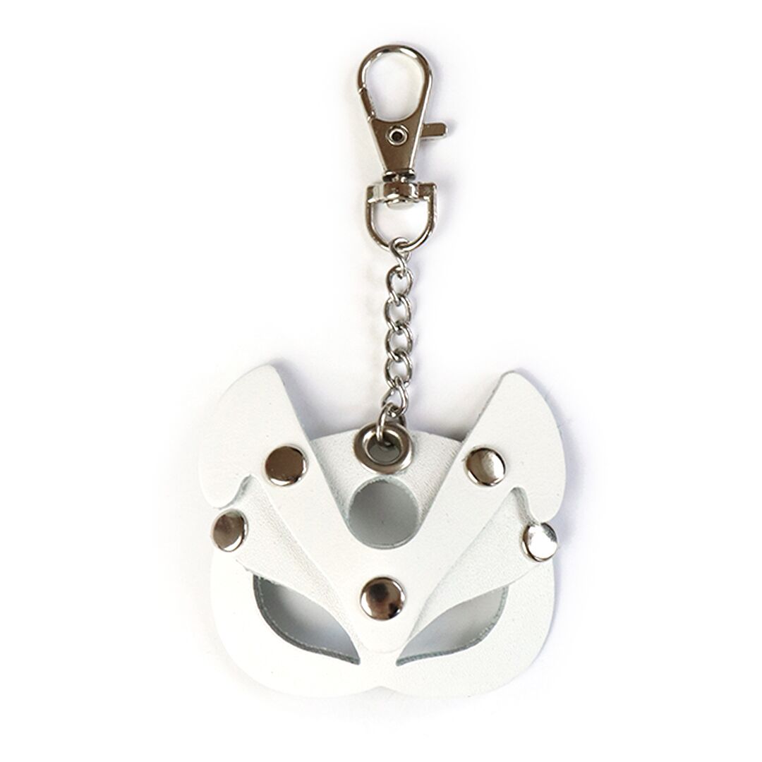 Art of Sex Kitty Carabiner Keychain, White