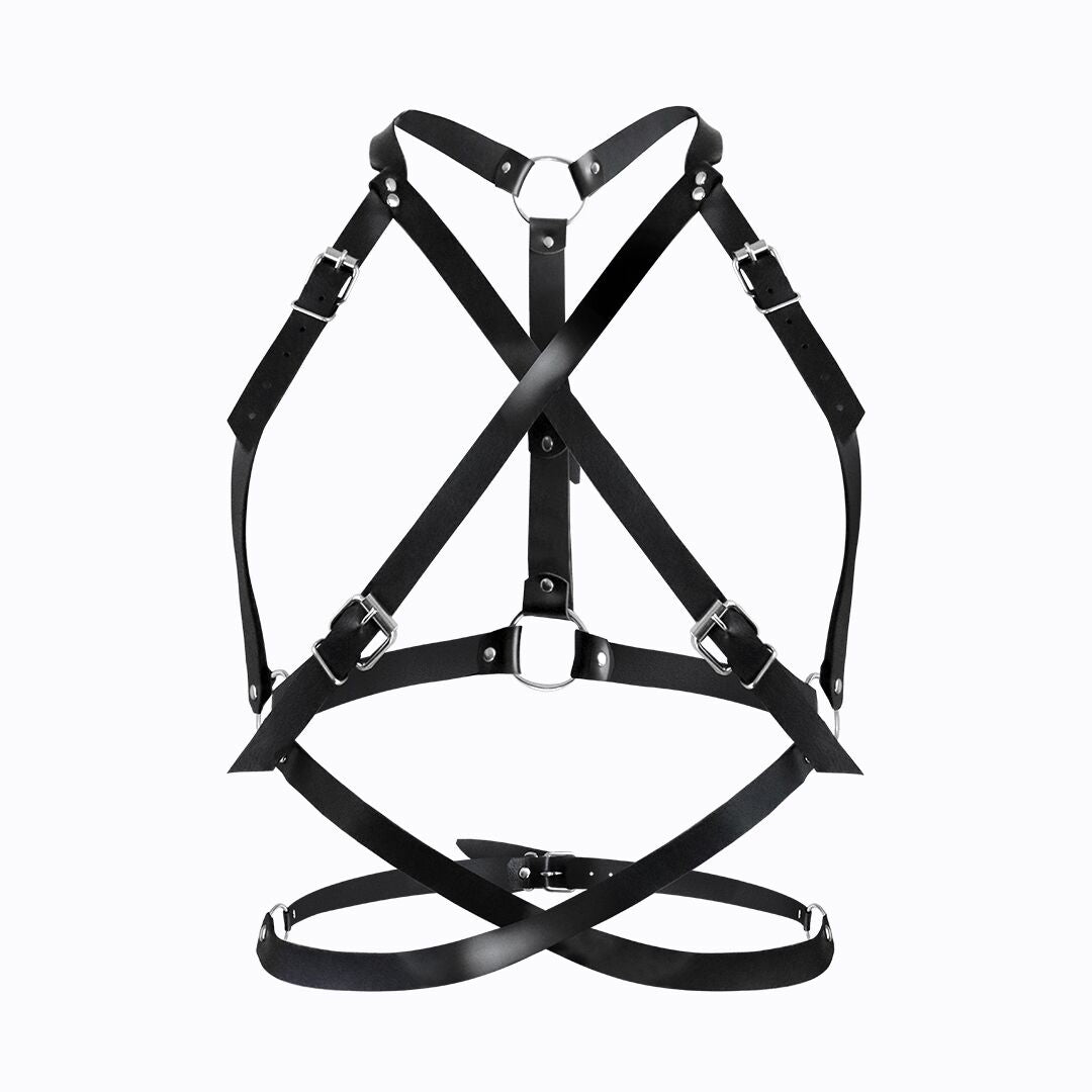 Art of Sex - Agnessa Leather Harness for Women, Black XS-M