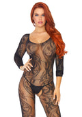 Bodystocking Leg Avenue Swirl Lace Bodystocking One size Black, lace fabric, available