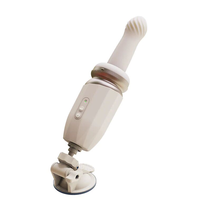 Mini Sex Machine KISTOY Tutu with Suction Cup, Pulsation, Vibration, Heating