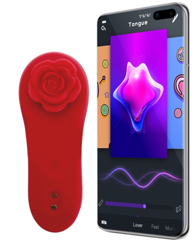 Smart vibrator for panties Fun Town Caleo, reliable magnetic attachment