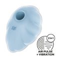 Vibrating Vacuum Stimulator Satisfyer Cloud Dancer Blue