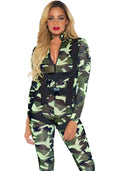 Leg Avenue Pretty Paratrooper S Erotic Costume, jumpsuit, harness