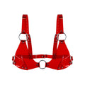 Classic Feral Feelings Bra - Bikini Top Red Transparent