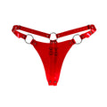 Classic Panties Feral Feelings - String Bikini Red Transparent