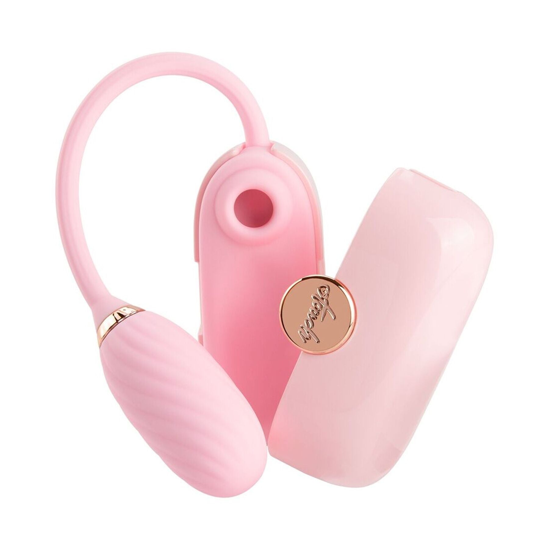 Otouch Louis Vibrate Pink Vacuum Clitoral Stimulator with Vibrating Egg, in Case