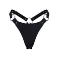 Трусики з натуральної шкіри Feral Feelings - String Bikini Black