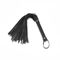 Flogger Liebe Seele Black Organosilicon Flogger, 44 cm, Eco-leather