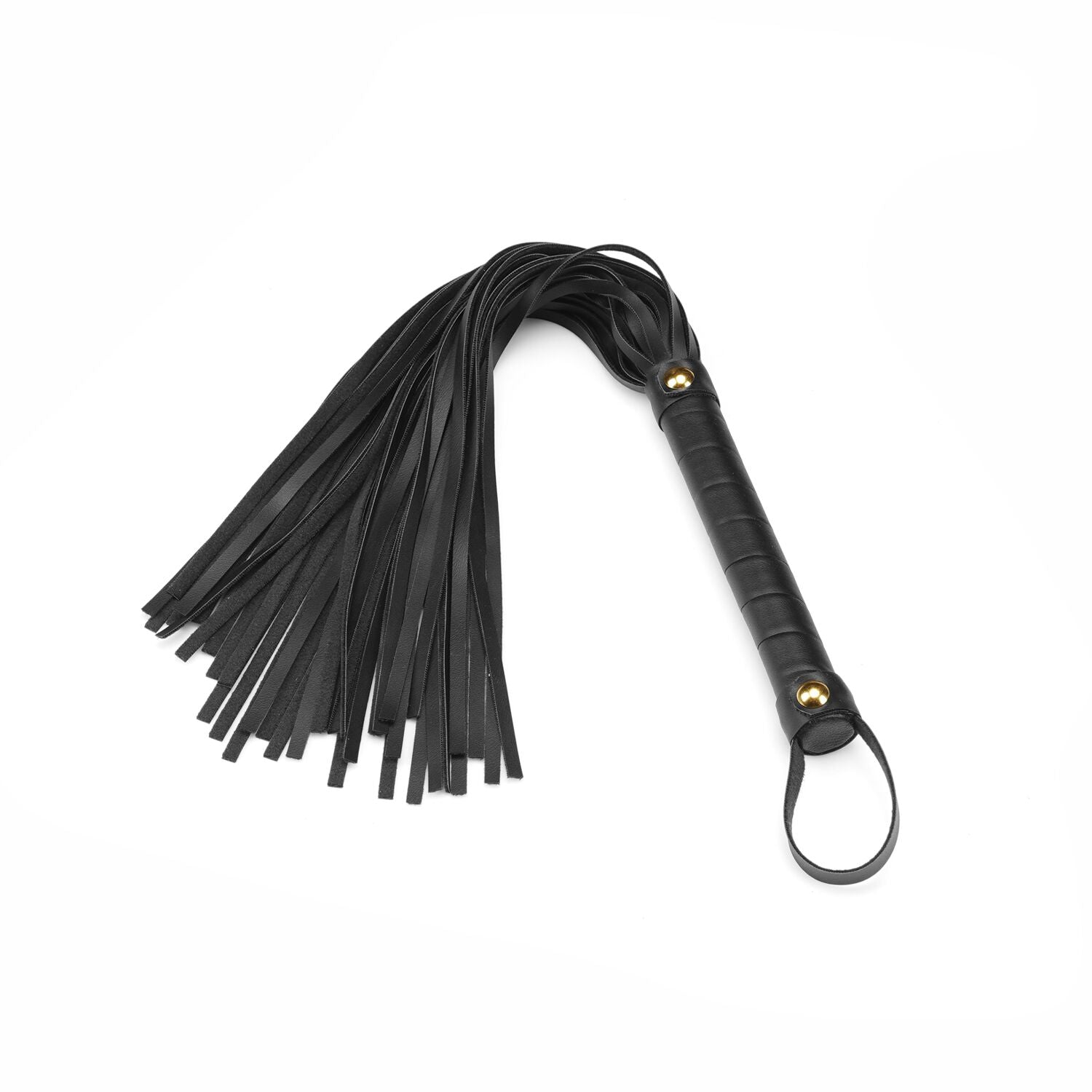 Flogger Liebe Seele Black Organosilicon Flogger, 44 cm, Eco-leather