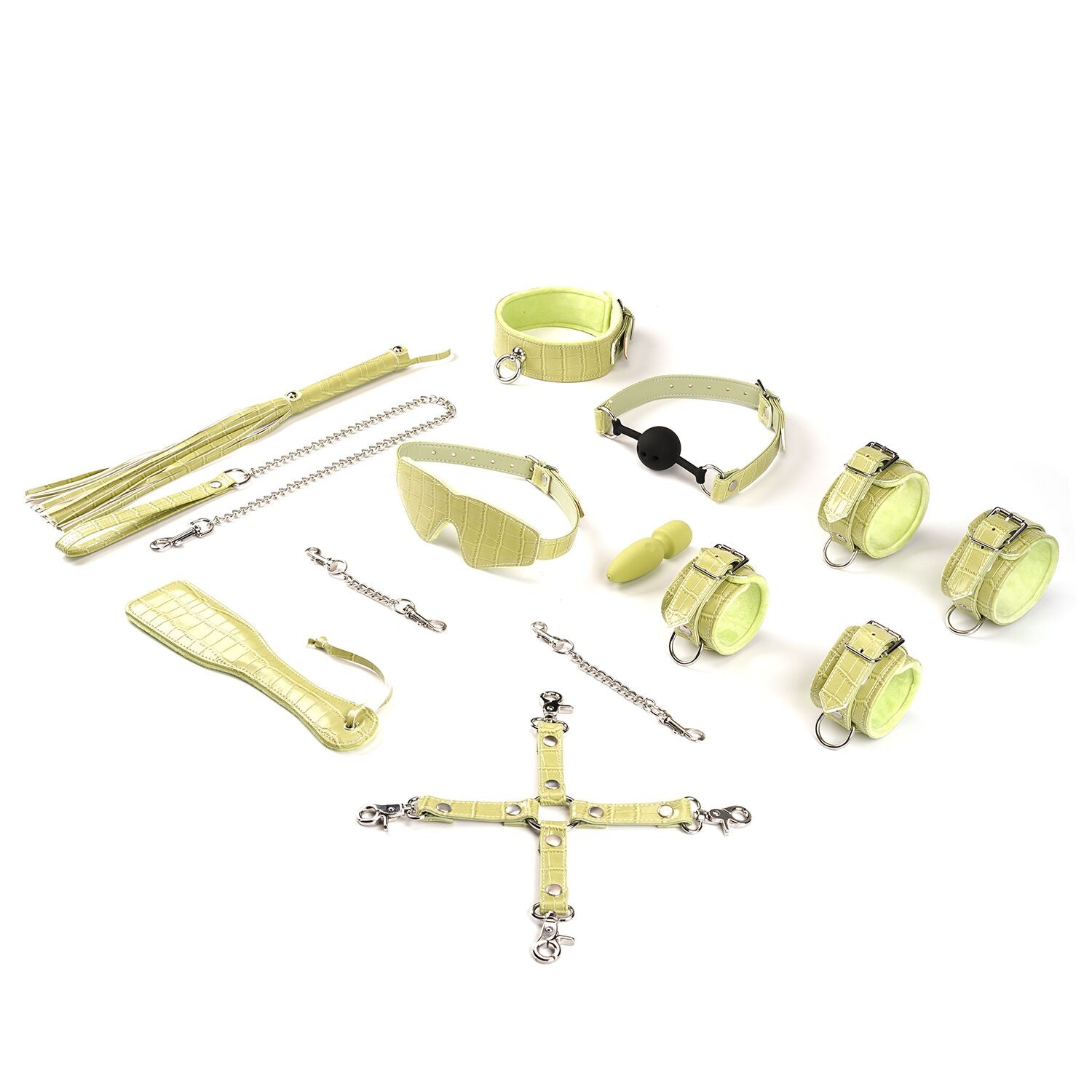 Liebe Seele Macaron 9pcs Bondage Kit-Melon for beginners, 9 items, mini wand